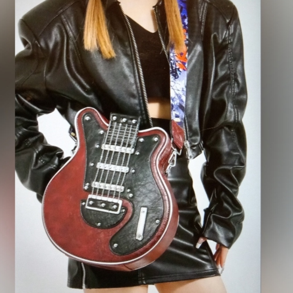 Rockin' Guitar Shaped Crossbody Bag 🎸🎸🎸